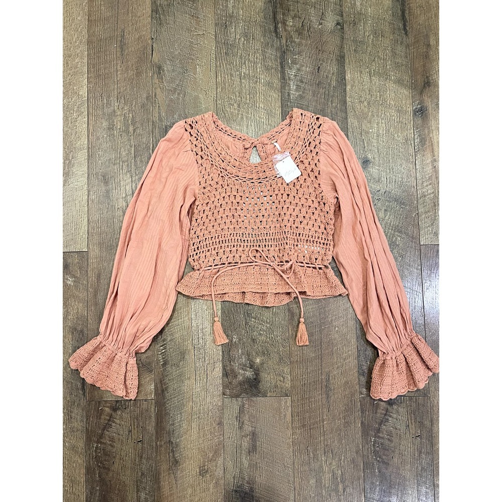 Free People Megan Crotchet Top - Picture 6 of 9